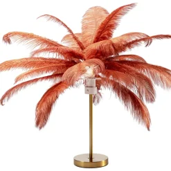 KARE Design Tischleuchten-Tischleuchte Feather Palm Rusty Red 60Cm