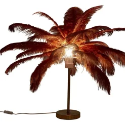 KARE Design Tischleuchten-Tischleuchte Feather Palm Rusty Red 60Cm