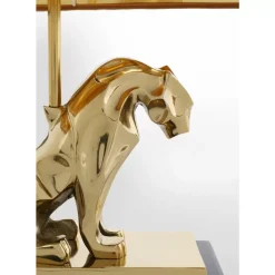 KARE Design Tischleuchten-Tischleuchte Geometric Leopard Braun 36Cm