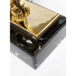 KARE Design Tischleuchten-Tischleuchte Geometric Leopard Braun 36Cm