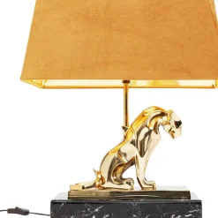 KARE Design Tischleuchten-Tischleuchte Geometric Leopard Braun 36Cm