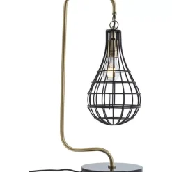 KARE Design Tischleuchten-Tischleuchte Golden Cage Drop