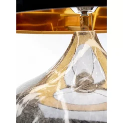 KARE Design Tischleuchten-Tischleuchte Mamo Deluxe Grau 38Cm