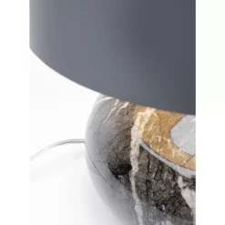 KARE Design Tischleuchten-Tischleuchte Mamo Deluxe Grau 38Cm