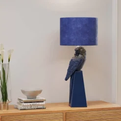 KARE Design Tischleuchten-Tischleuchte Parrot Blau 84Cm