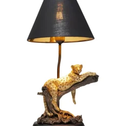 KARE Design Tischleuchten-Tischleuchte Relax Leopard 50Cm