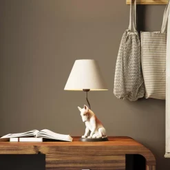 KARE Design Tischleuchten-Tischleuchte Sitting Dog 46Cm