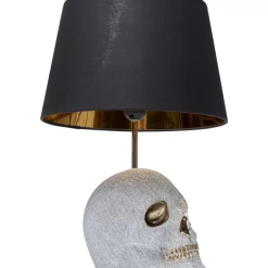 KARE Design Tischleuchten-Tischleuchte Skull Crystals Front 44Cm