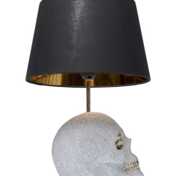KARE Design Tischleuchten-Tischleuchte Skull Crystals Front 44Cm