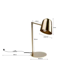 KARE Design Tischleuchten-Tischleuchte Theater Brass