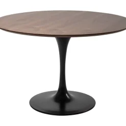 KARE Design Tische-Tischplatte Invitation Round Walnut O120Cm