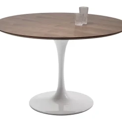 KARE Design Tische-Tischplatte Invitation Round Walnut O120Cm