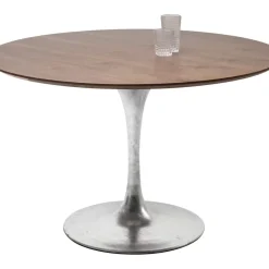 KARE Design Tische-Tischplatte Invitation Round Walnut O120Cm