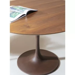 KARE Design Tische-Tischplatte Invitation Round Walnut O120Cm