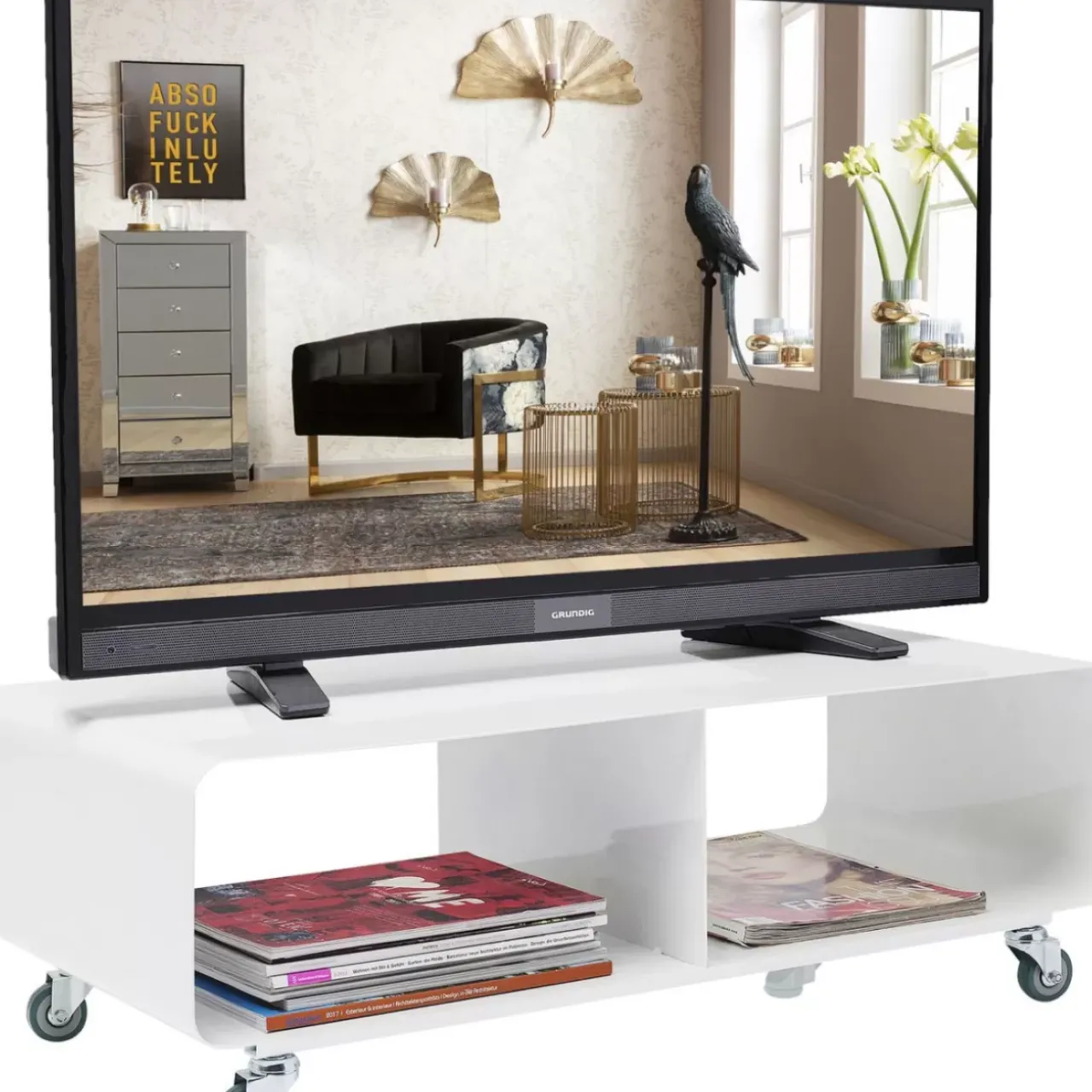KARE Design Kommoden & Sideboards-Tv Board Lounge M Mobil Weiss