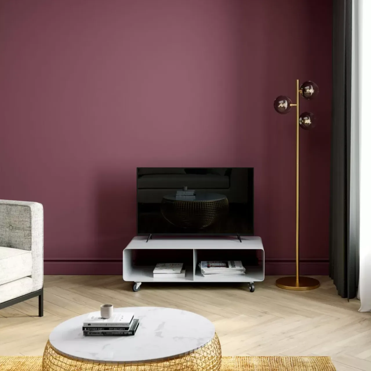 KARE Design Kommoden & Sideboards-Tv Board Lounge M Mobil Weiss