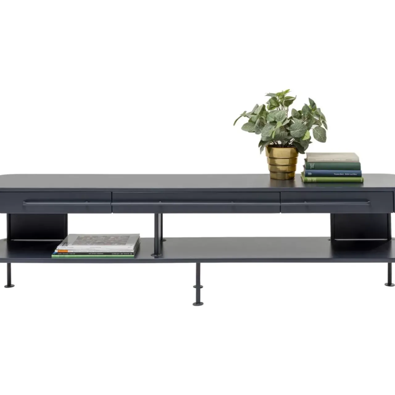KARE Design Kommoden & Sideboards-Tv Regal Montieri Anthrazit 160X47Cm