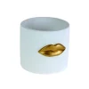 KARE Design Aufbewahrung & Ordnung-Ubertopf Lips Weiss/Gold