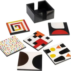 KARE Design Geschirr & Tischaccessoires-Untersetzer Artistic Multi (6/Set)