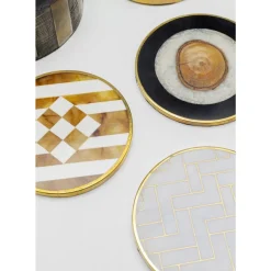 KARE Design Geschirr & Tischaccessoires-Untersetzer Nature (6/Set)