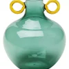KARE Design Vasen-Vase Amore Handle Blau 16Cm
