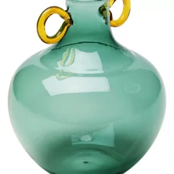 KARE Design Vasen-Vase Amore Handle Blau 16Cm