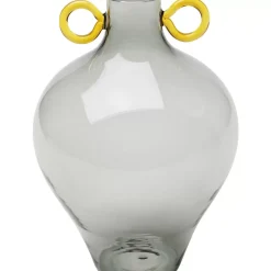 KARE Design Vasen-Vase Amore Handle Grau 23Cm
