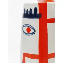 KARE Design Vasen-Vase Art Face Colore 38