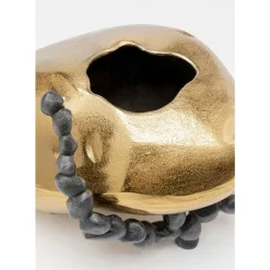 KARE Design Vasen-Vase Art Stones Gold 16Cm