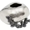 KARE Design Vasen-Vase Art Stones Silber 21Cm