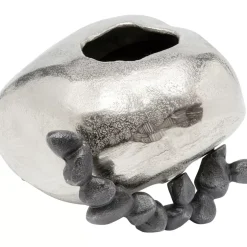 KARE Design Vasen-Vase Art Stones Silber 21Cm