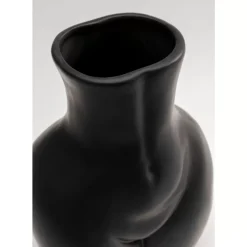KARE Design Vasen-Vase Donna Schwarz 22Cm