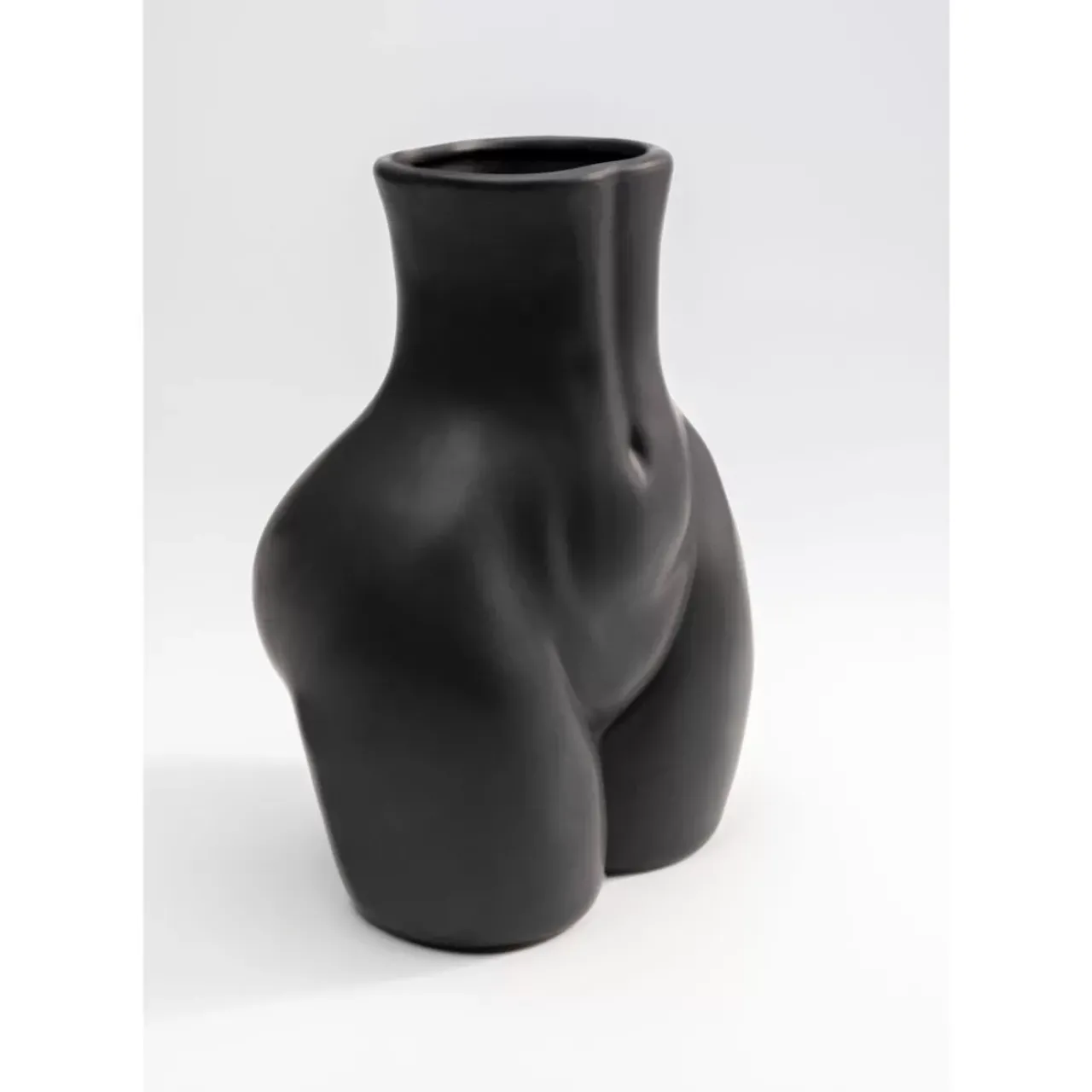 KARE Design Vasen-Vase Donna Schwarz 22Cm