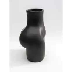 KARE Design Vasen-Vase Donna Schwarz 22Cm