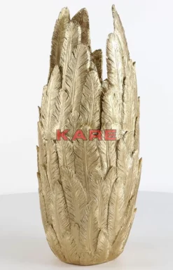 KARE Design Vasen-Vase Feathers Gold 80