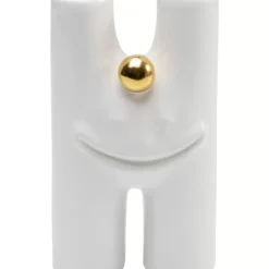 KARE Design Vasen-Vase Funny Teeth Weis 16Cm