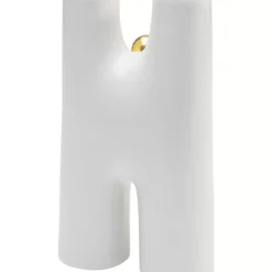 KARE Design Vasen-Vase Funny Teeth Weis 16Cm