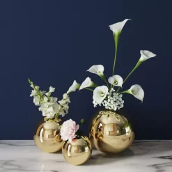 KARE Design Vasen-Vase Goldy 8Cm