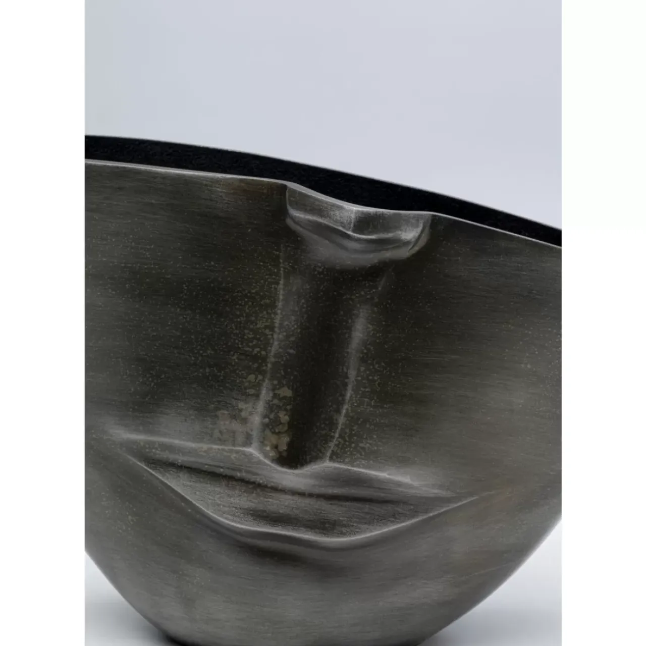 KARE Design Vasen-Vase Half Face Anthrazit 31Cm