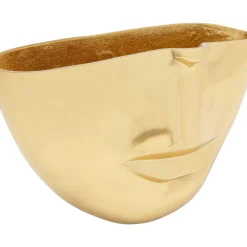 KARE Design Vasen-Vase Half Face Gold 38Cm