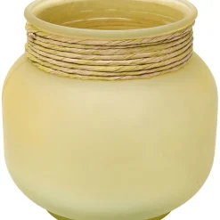 KARE Design Vasen-Vase Isola Storm Gelb 18Cm