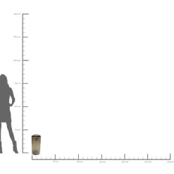 KARE Design Vasen-Vase Jute Grun 40Cm