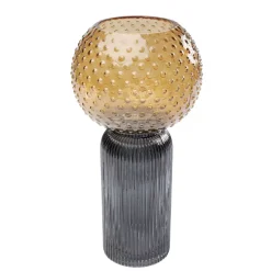KARE Design Vasen-Vase Marvelous Duo Amber Grau 31Cm