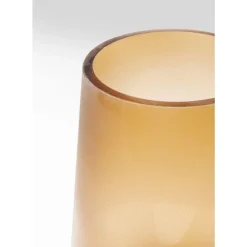 KARE Design Vasen-Vase Noble Ring Amber Matt 26Cm