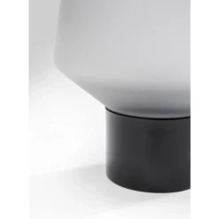 KARE Design Vasen-Vase Noble Ring Grau Matt 26Cm