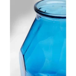 KARE Design Vasen-Vase Origami Blau 35Cm