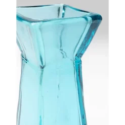 KARE Design Vasen-Vase Piramide Turkis 30Cm