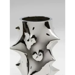 KARE Design Vasen-Vase Pointy Silber 30Cm