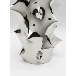 KARE Design Vasen-Vase Pointy Silber 30Cm