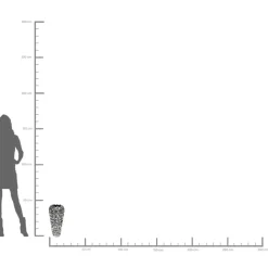 KARE Design Vasen-Vase Rose Multi Chrom Big